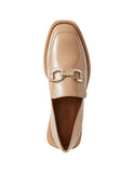 Bumper Beige Patent Loafer - Clergerie - Liberty Shoes Australia