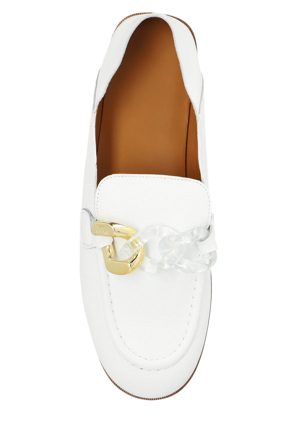 Dandy White Loafers - SEE BY CHLOE - Liberty Shoes Australia