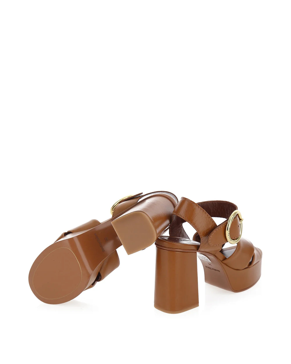 Lyna Tan Platform Sandals - SEE BY CHLOE - Liberty Shoes Australia