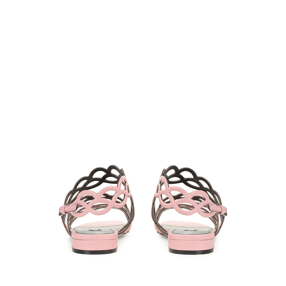 Sr Mermaid Pink Sandals - SERGIO ROSSI - Liberty Shoes Australia