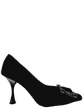 Sr Twenty Black Velvet Pumps - SERGIO ROSSI - Liberty Shoes Australia