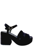 Baignade Velvet Platform Sandals - Carel Paris - Liberty Shoes Australia
