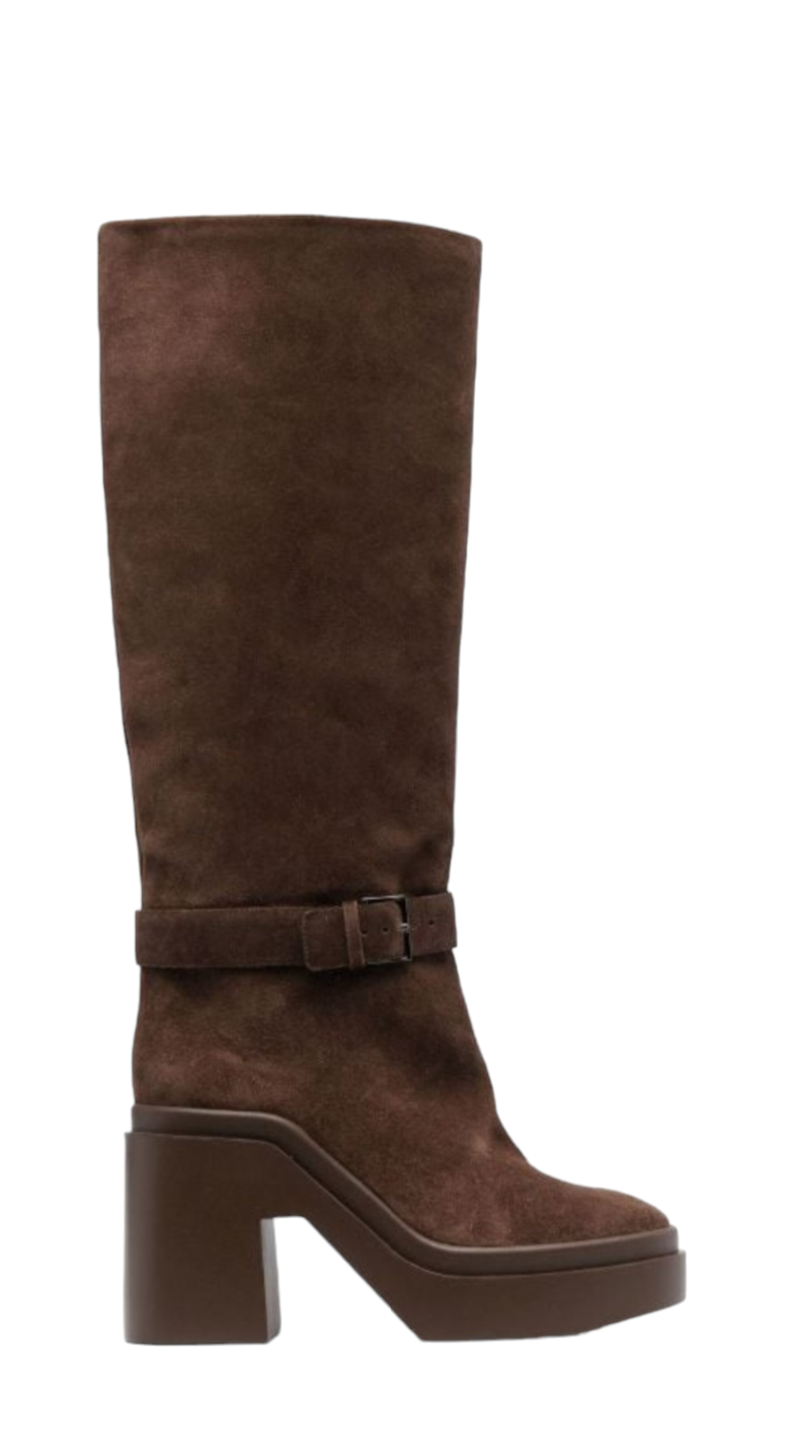 Ninon Brown Suede Boots - Clergerie - Liberty Shoes Australia