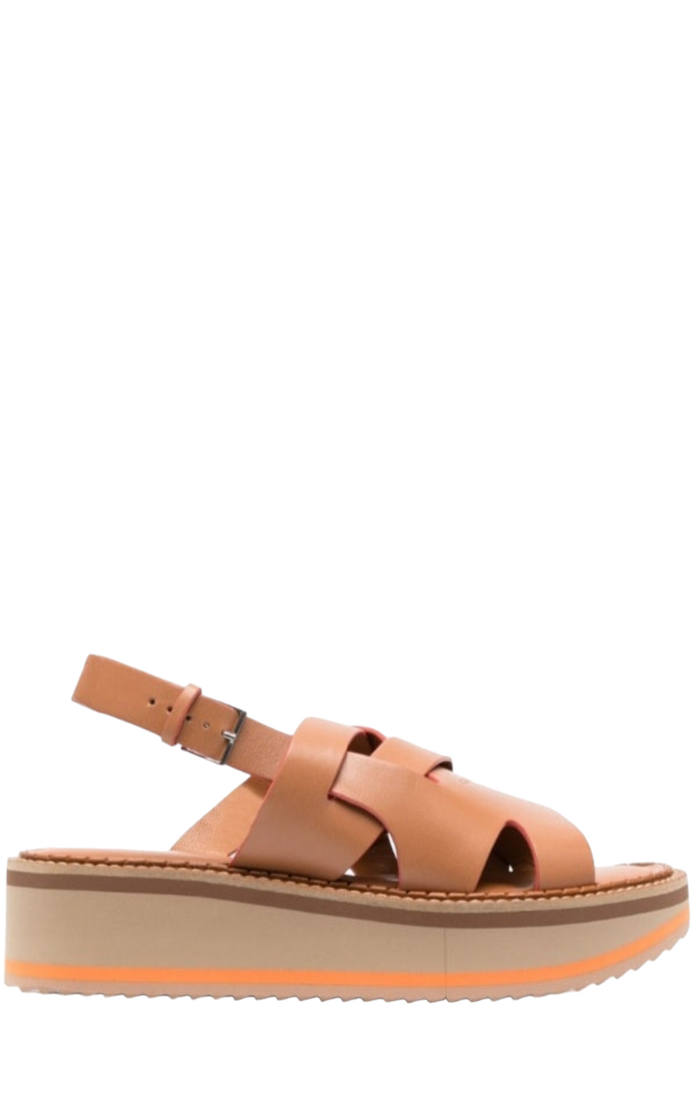 Franka Tan Leather Sandals - Clergerie - Liberty Shoes Australia
