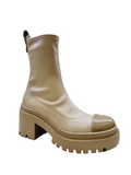 Blaze Beige Stretch Boots - GIUSEPPE-ZANOTTI - Liberty Shoes Australia