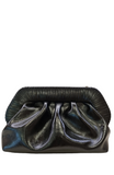 Feronia Black Shiny Shoulder Bag - Themoire - Liberty Shoes Australia
