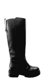 Sr Nora Mat Leather Knee-High Boots - SERGIO ROSSI - Liberty Shoes Australia