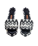 Gia Black/White Mules - Missoni - Liberty Shoes Australia