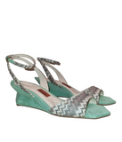 Sicilia Mint Lurex Sandals - Missoni - Liberty Shoes Australia