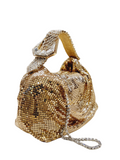 Jill Gold Mesh Metal Bag - GEDEBE - Liberty Shoes Australia