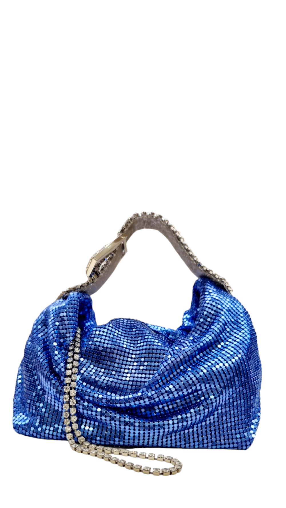 Jill Cobalt Blue Mesh Bag - GEDEBE - Liberty Shoes Australia