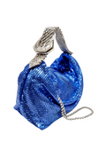 Jill Cobalt Blue Mesh Bag - GEDEBE - Liberty Shoes Australia