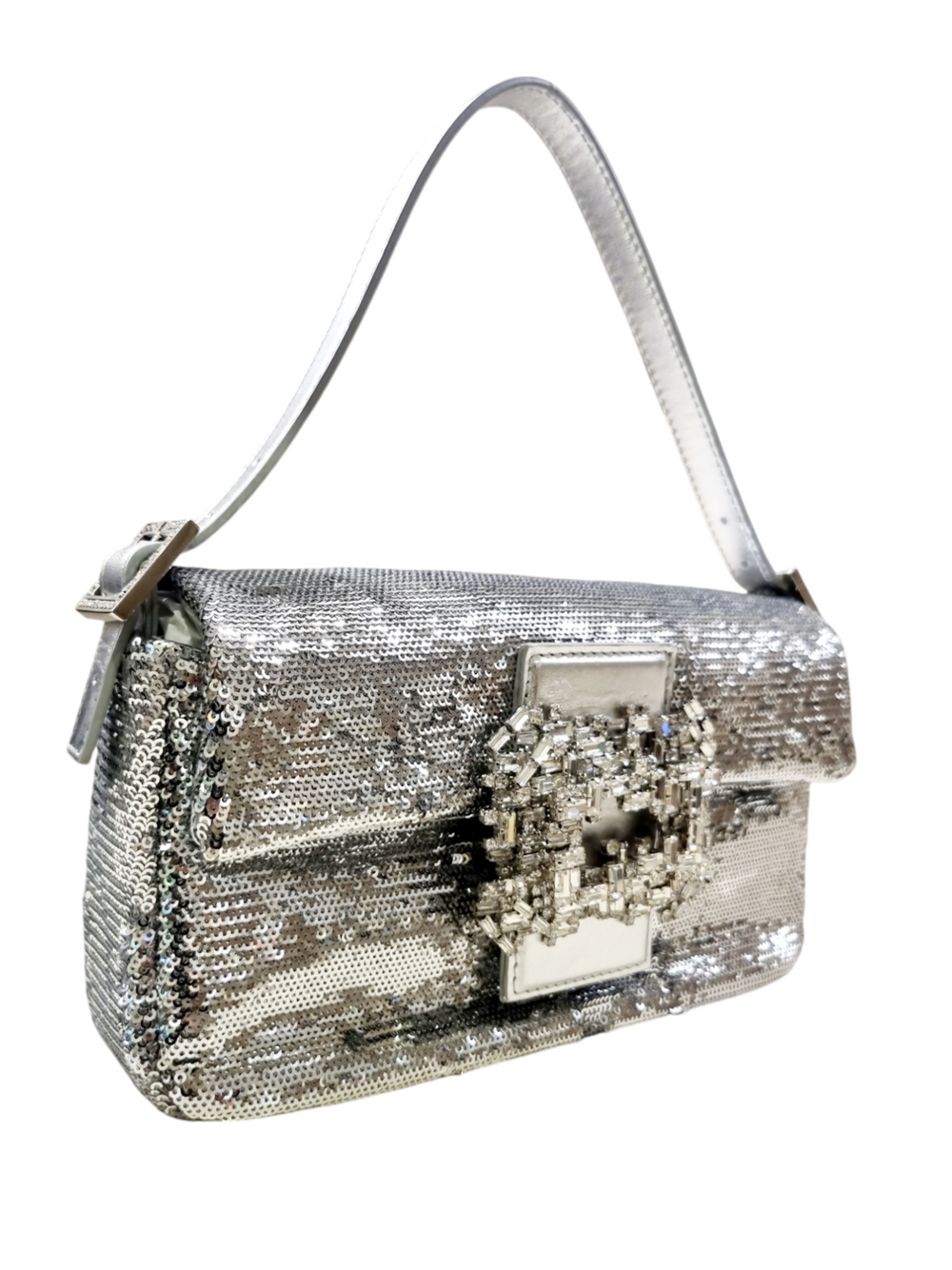 Habibi Silver Squence Bag - GEDEBE - Liberty Shoes Australia