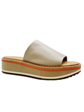 Fastie Taupe Mule Slide - Clergerie - Liberty Shoes Australia