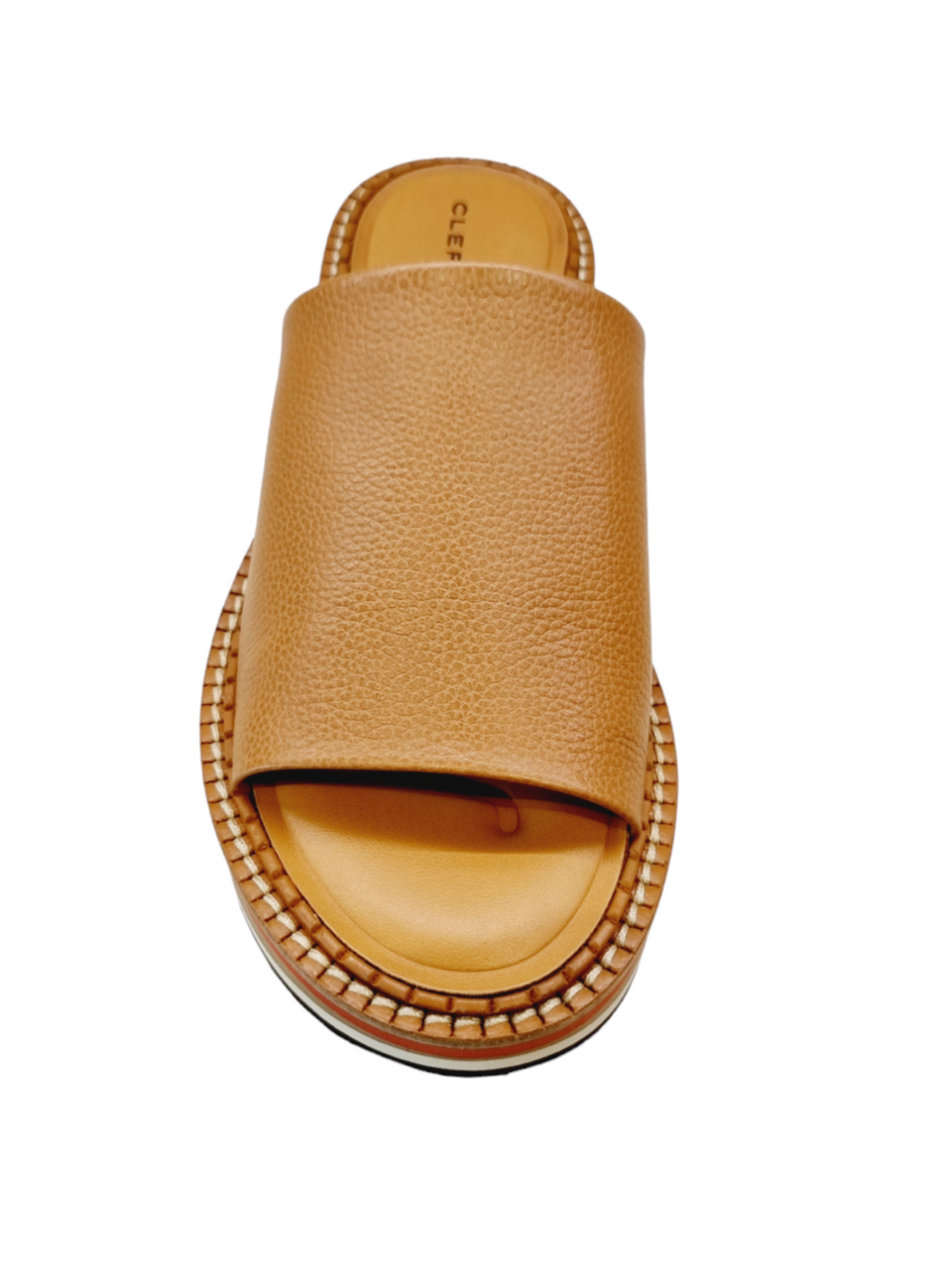 Fastie Tan Mule Slides - Clergerie - Liberty Shoes Australia