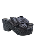 SR Seville 050 Raffia Platform Mules