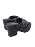 SR Seville 050 Raffia Platform Mules