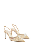 Cinderella Nude Lace Slingback With Crystals (carry over style)