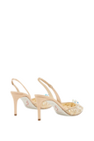 Cinderella Nude Lace Slingback With Crystals (carry over style)