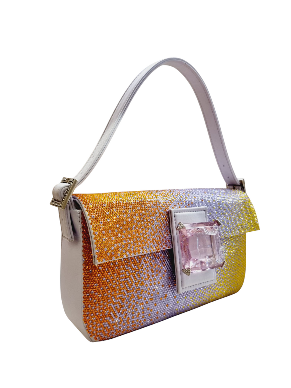 Habibi Lilac,Orange,Crystal Bag (carryover style)