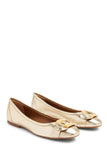 Chany Gold Leather Ballet - SEE BY CHLOE - Liberty Shoes Australia