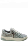 Gz94 Powder Blue Suede Sneakers - GIUSEPPE-ZANOTTI - Liberty Shoes Australia