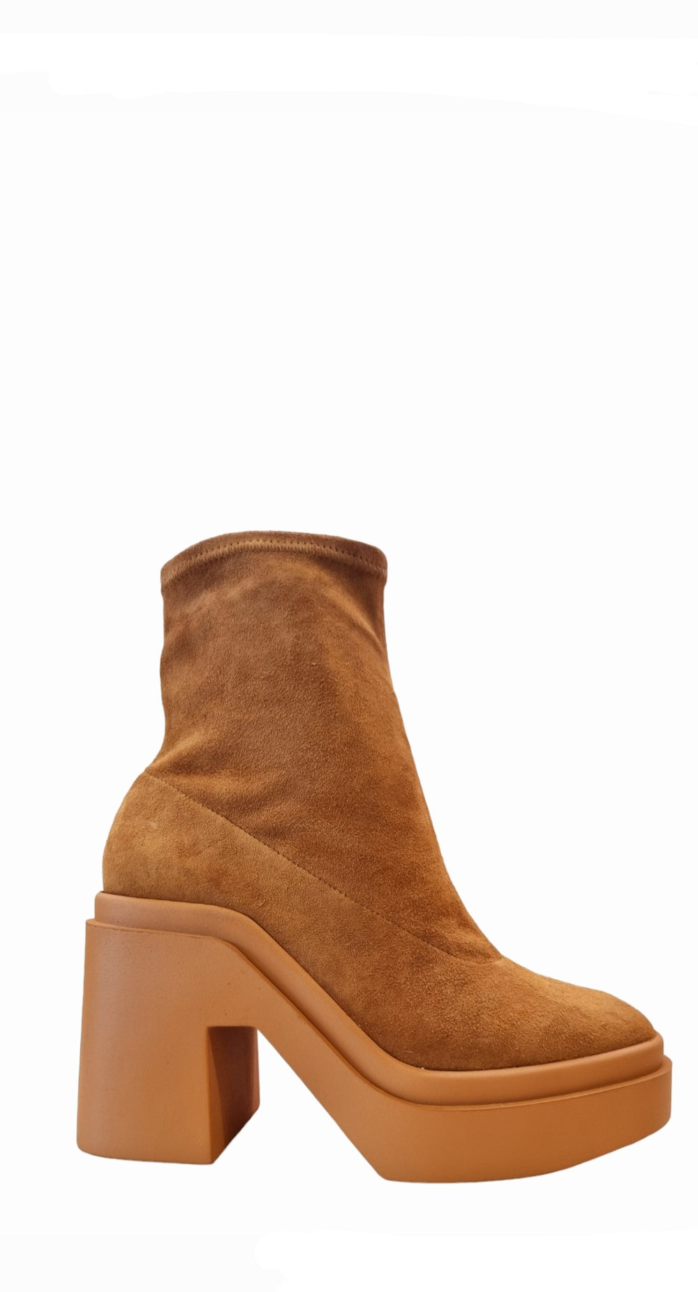 Nina Tan Suede Platform Boots - Clergerie - Liberty Shoes Australia