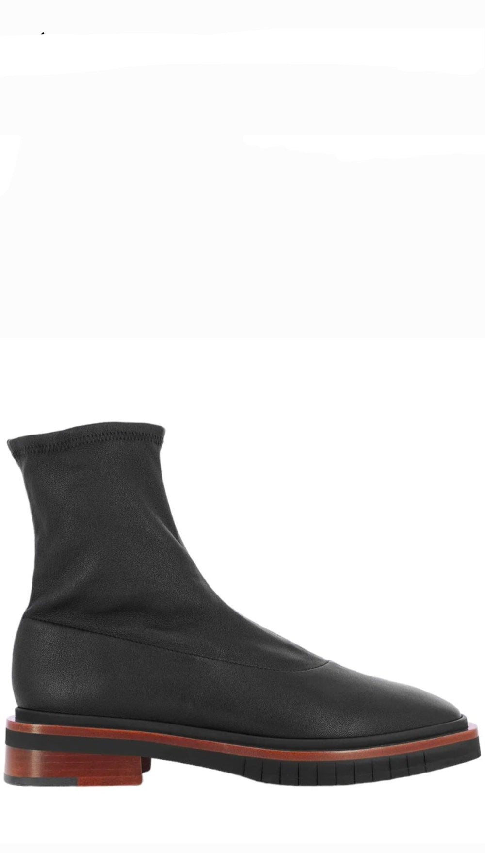 Bailey Stretch Black Leather Boots - Clergerie - Liberty Shoes Australia