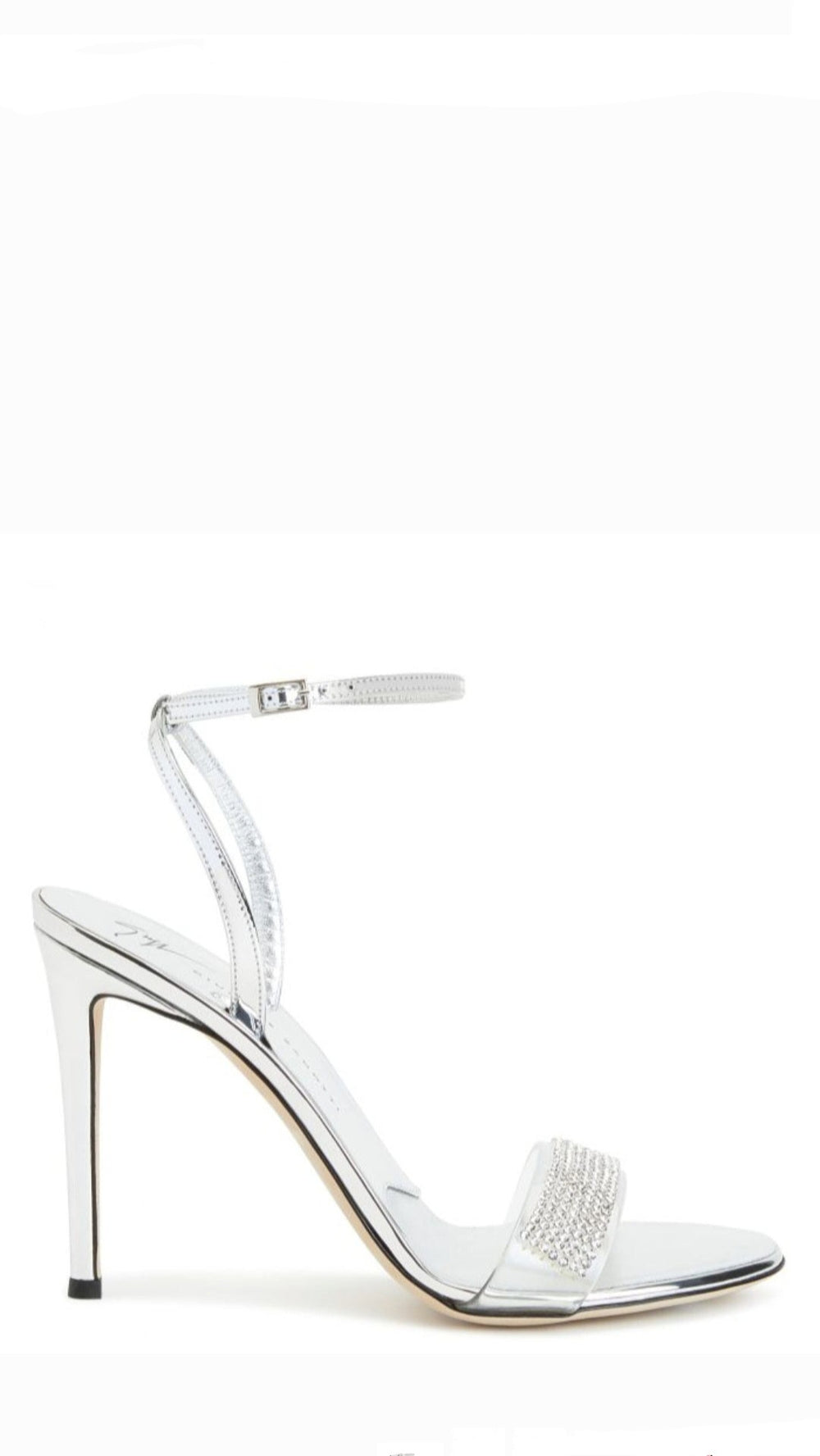 Erwan Silver Sandals - GIUSEPPE-ZANOTTI - Liberty Shoes Australia