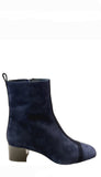 Audrey Navy Suede Boots - Carel Paris - Liberty Shoes Australia