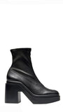 Nina 9 Zip Leather Platform Boots - Clergerie - Liberty Shoes Australia