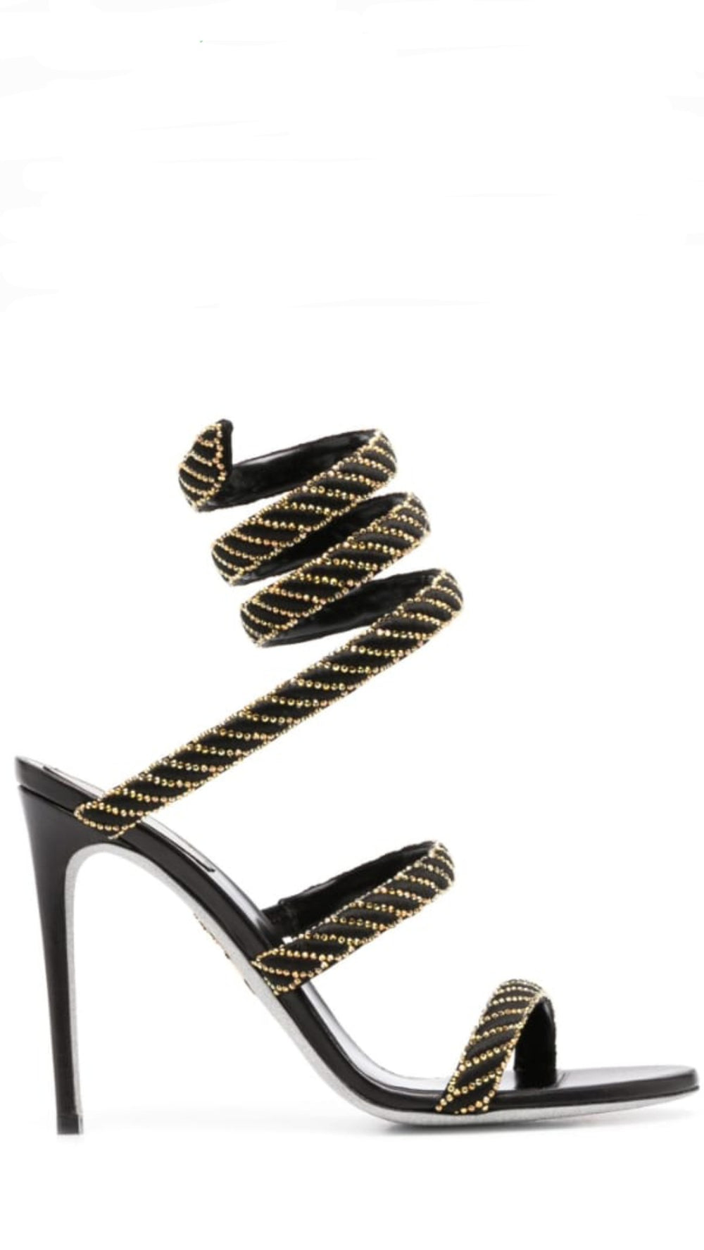 Cleo Braided Embellished Satin Sandals - Rene Caovilla - Liberty Shoes Australia