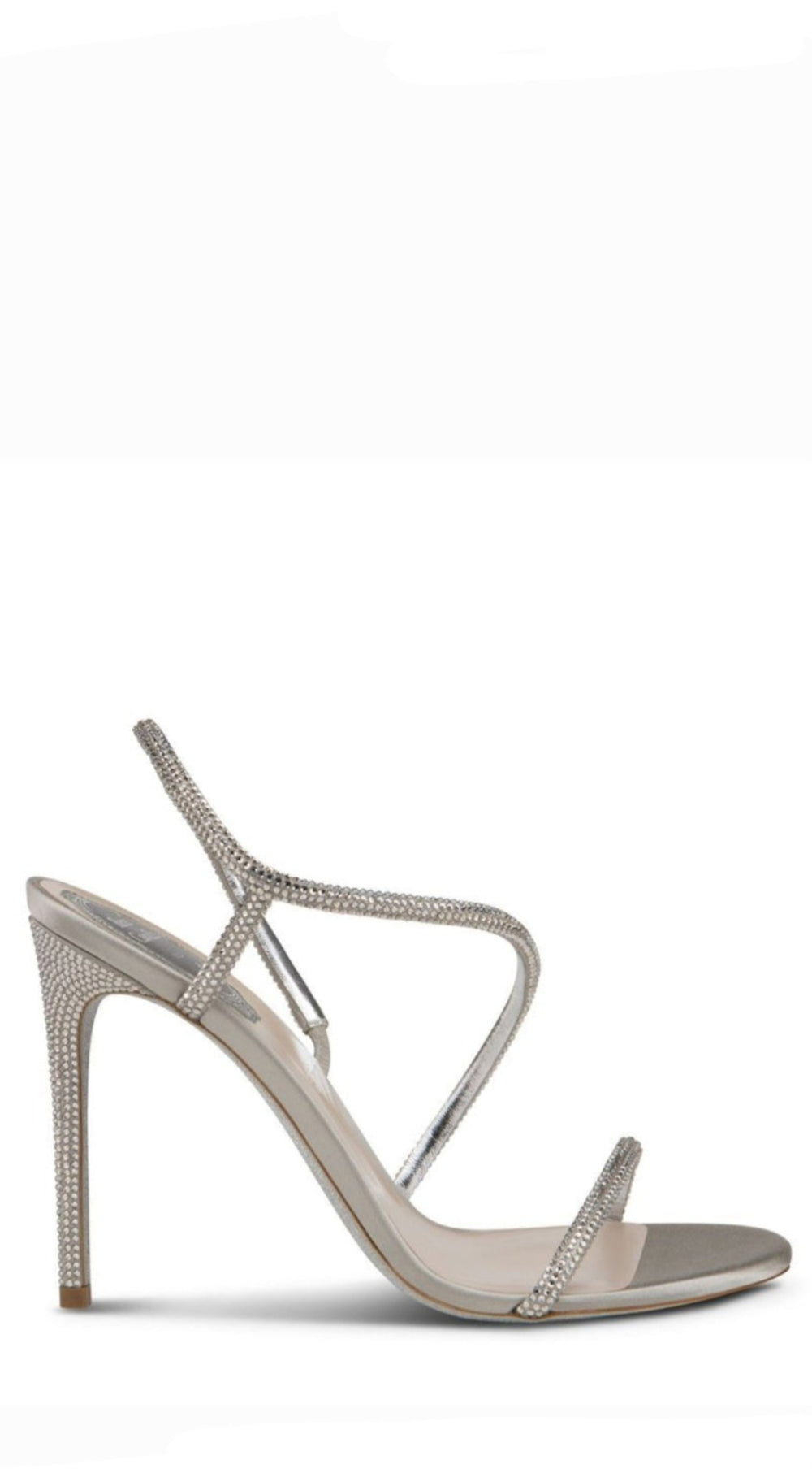 Irini Silver Crystal Sandals - Rene Caovilla - Liberty Shoes Australia