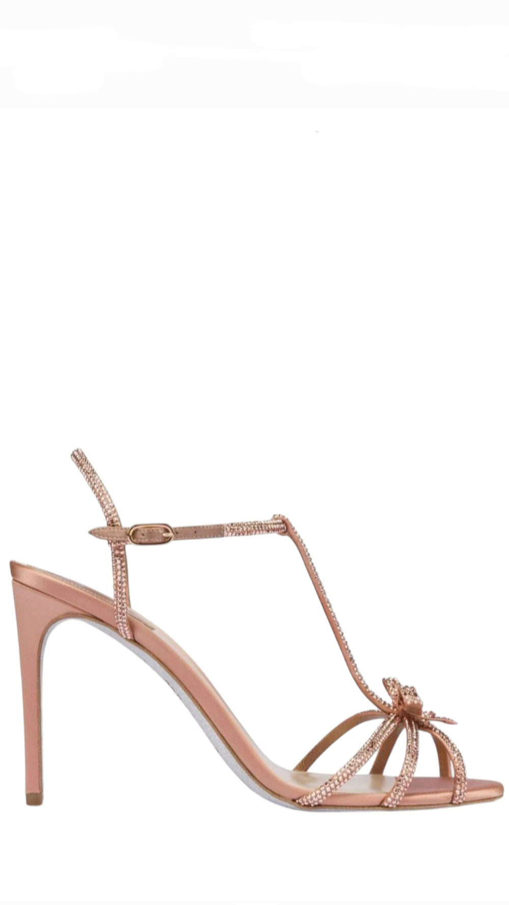 Caterina Rose Gold Strass Sandals - Rene Caovilla - Liberty Shoes Australia