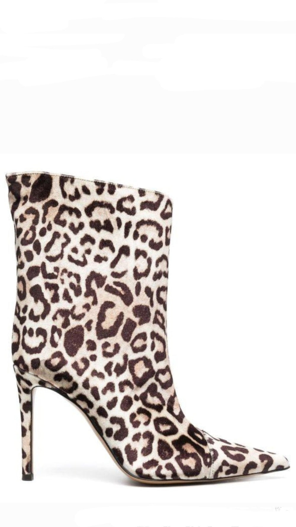 Raquel Leopard Velvet Boots - Alexandre Vauthier - Liberty Shoes Australia