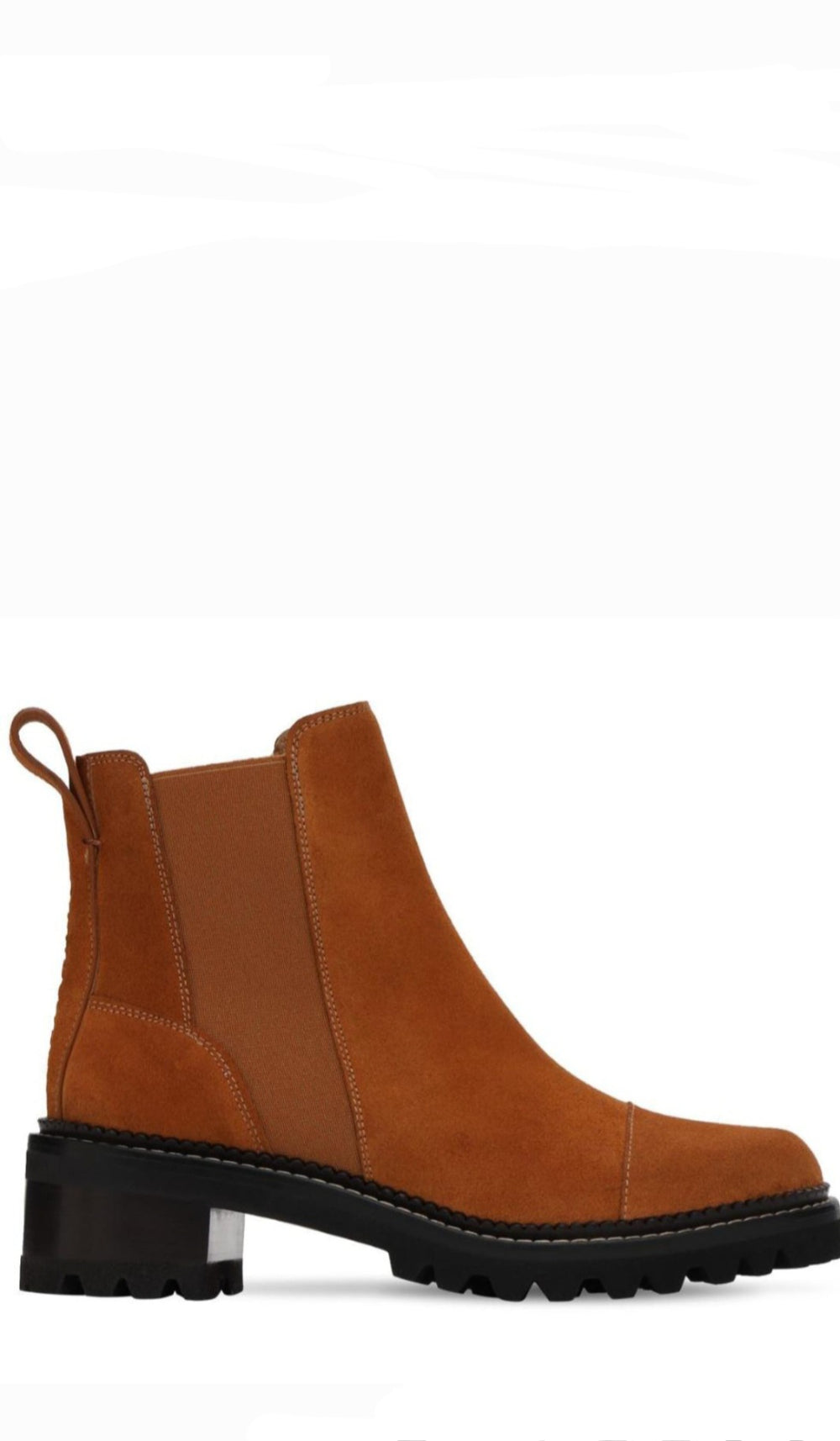 Mallory Tan Suede Boots - SEE BY CHLOE - Liberty Shoes Australia