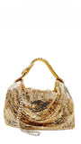 Jill Gold Mesh Metal Bag - GEDEBE - Liberty Shoes Australia