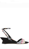 Sicilia Black Suede Sandals - Missoni - Liberty Shoes Australia