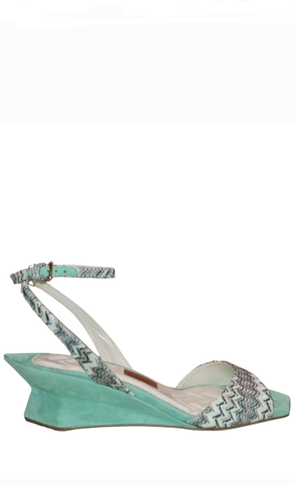 Sicilia Mint Lurex Sandals - Missoni - Liberty Shoes Australia