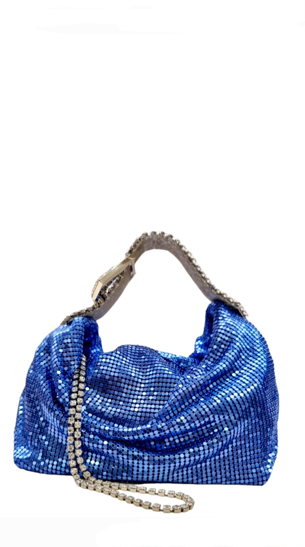 Jill Cobalt Blue Mesh Bag - GEDEBE - Liberty Shoes Australia