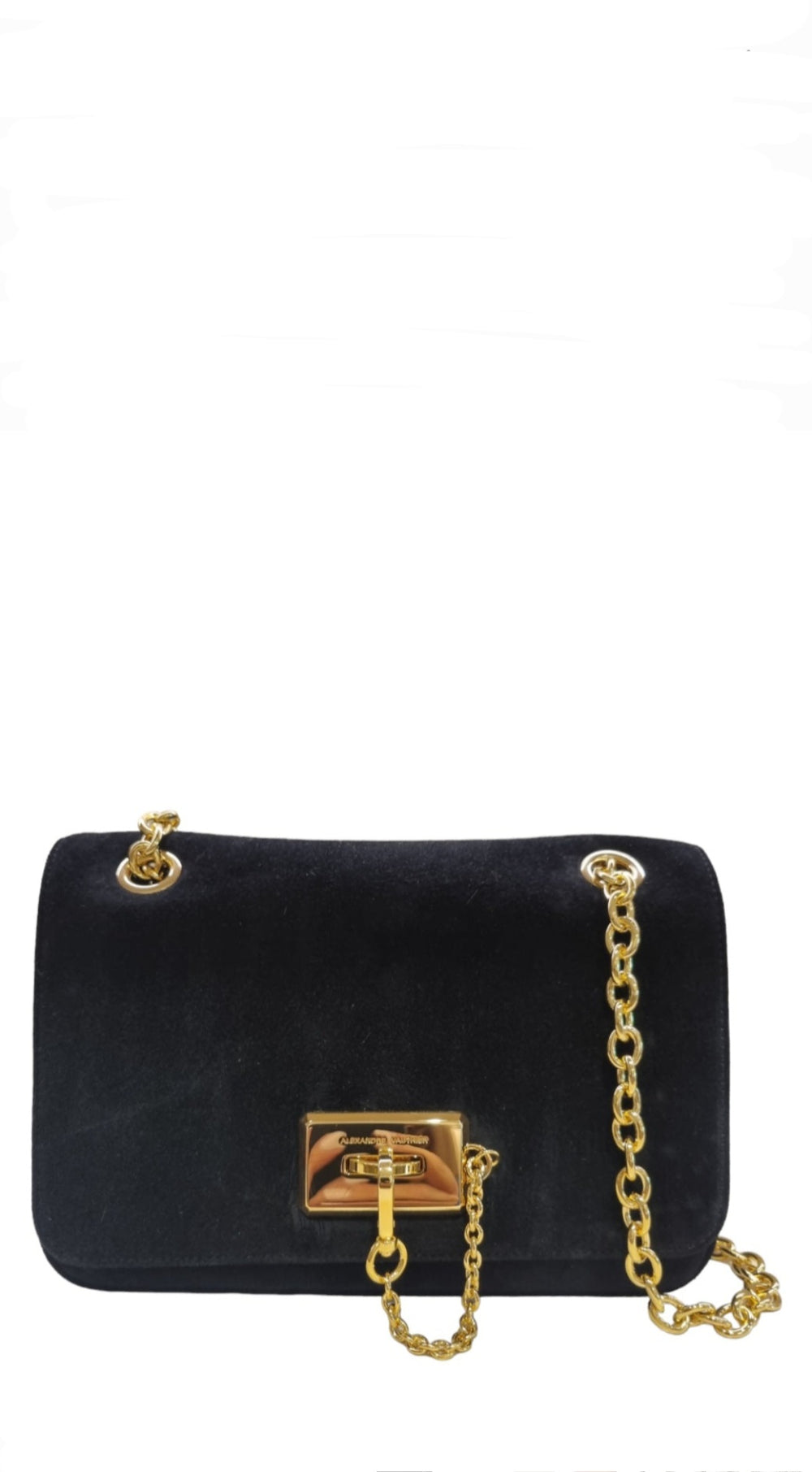 Le4 Suede Shoulder Bag