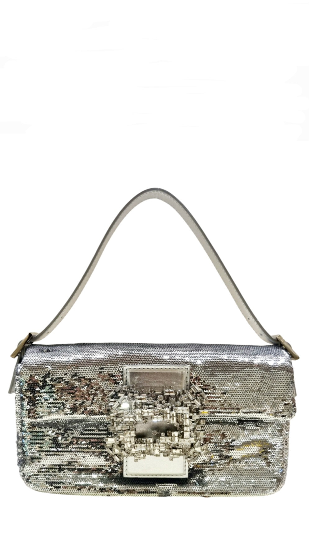 Habibi Silver Squence Bag - GEDEBE - Liberty Shoes Australia