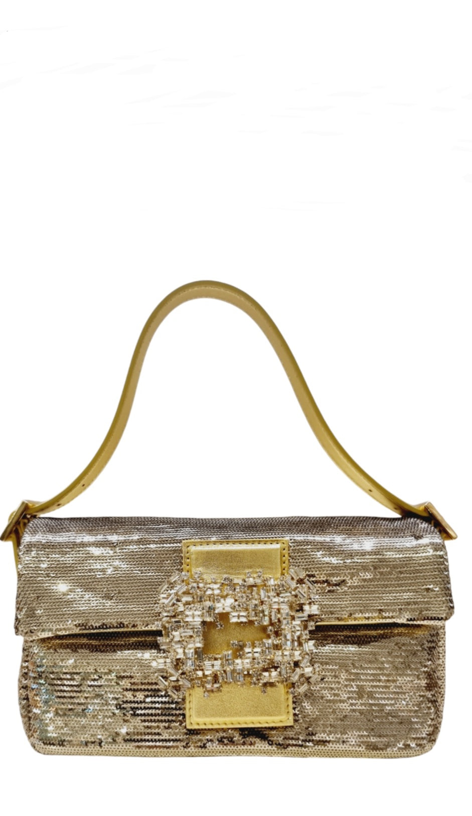 Habibi Gold Sequence Bag