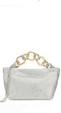 Jessie Silver Crystal Bag - GEDEBE - Liberty Shoes Australia