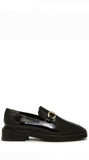 Bumper Black Patent Leather Loafers - Clergerie - Liberty Shoes Australia