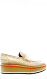 Bahati Nude Leather loafer - Clergerie - Liberty Shoes Australia