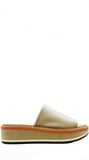 Fastie Taupe Mule Slide - Clergerie - Liberty Shoes Australia