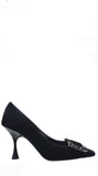 Sr Twenty Black Velvet Pumps - SERGIO ROSSI - Liberty Shoes Australia