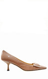 Sr Twenty Nude Patent Pump( carryover style) - Sergio Rossi - Liberty Shoes Australia