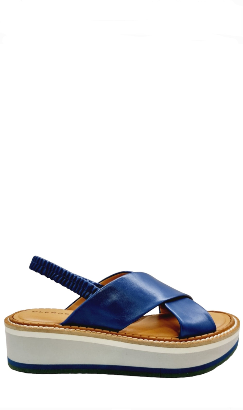 Freedom Navy Leather Sandals(carryover style)